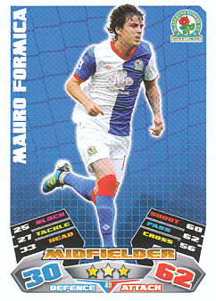 Mauro Formica Blackburn Rovers 2011/12 Topps Match Attax #49
